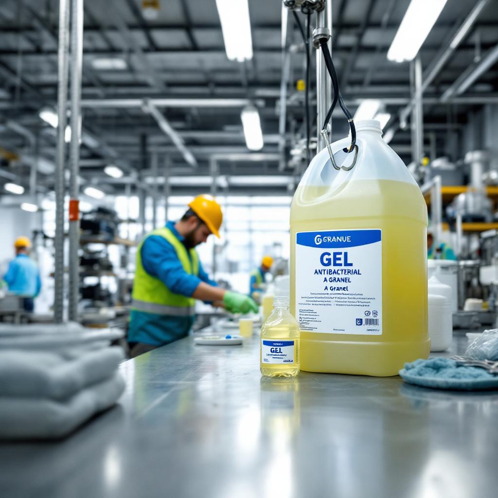 Gel antibacterial a granel