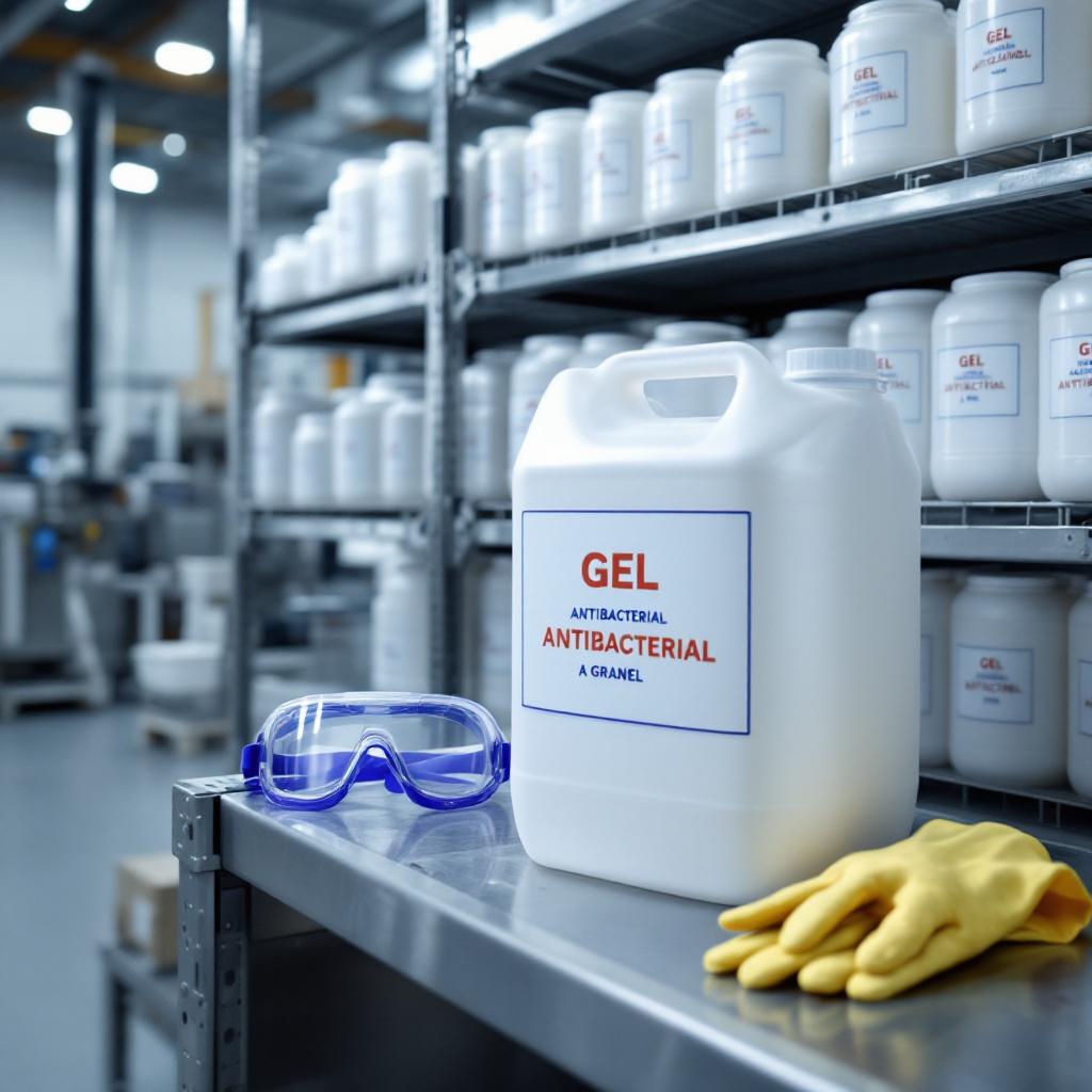 Gel antibacterial a granel