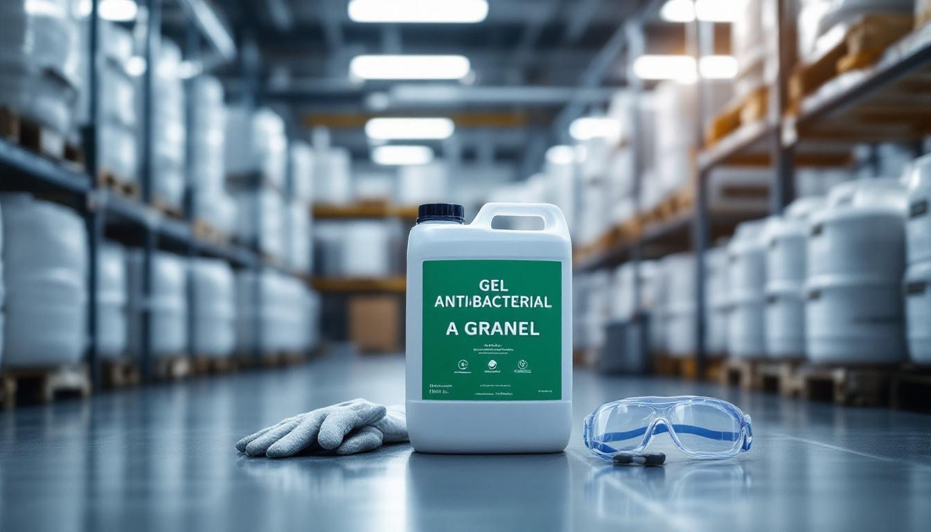 Gel antibacterial a granel
