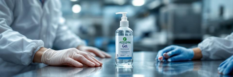 Gel antibacterial biodegradable